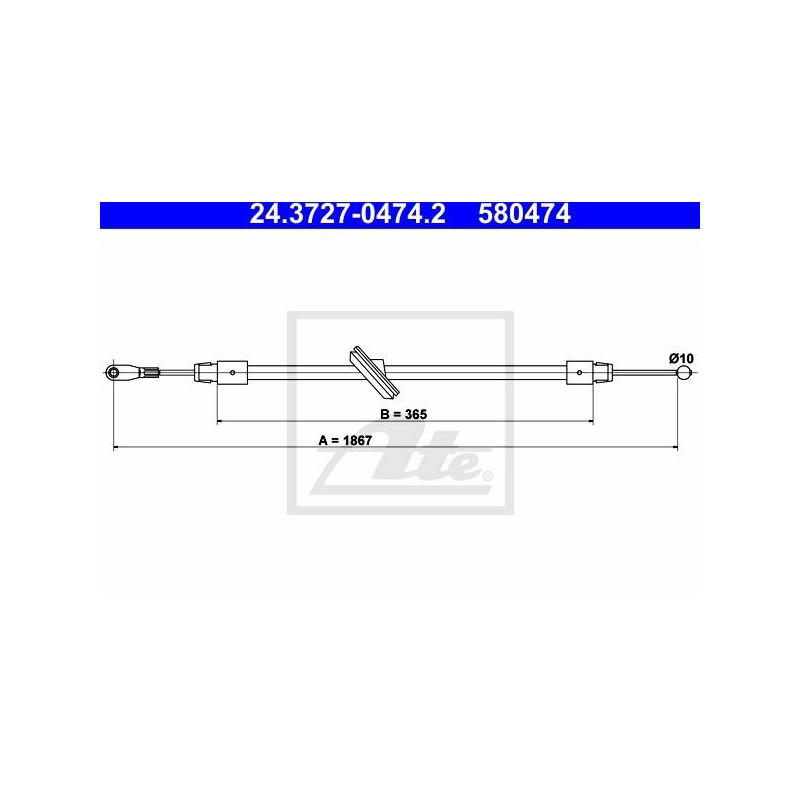 CABLE DE FREIN A MAIN