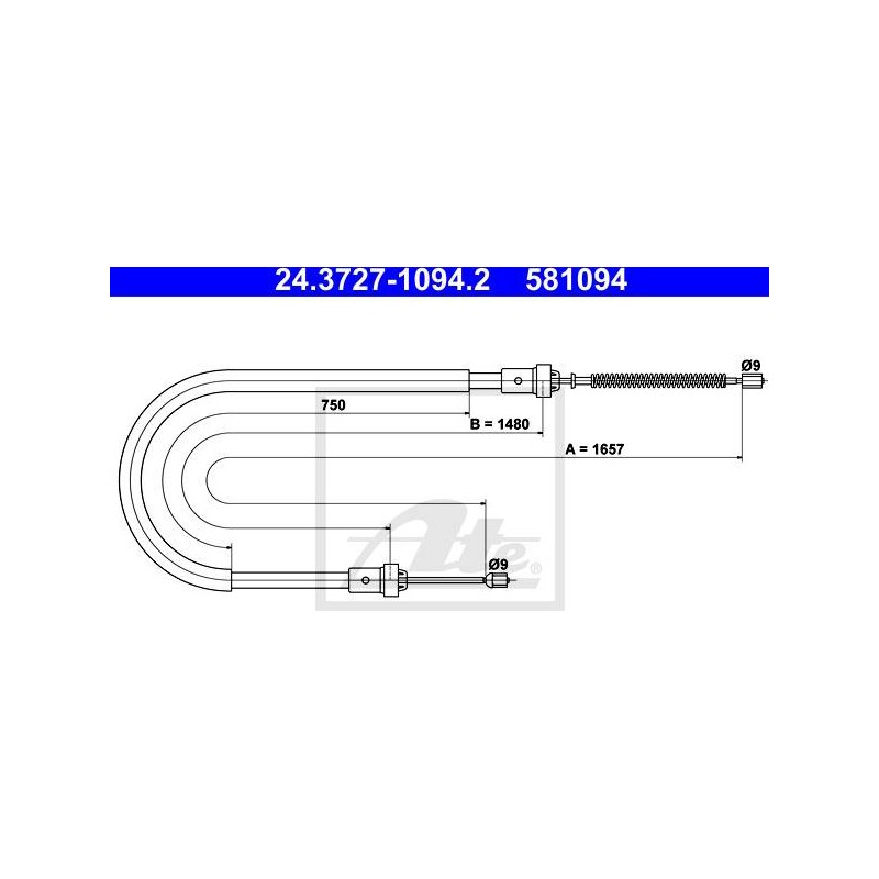 CABLE DE FREIN A MAIN