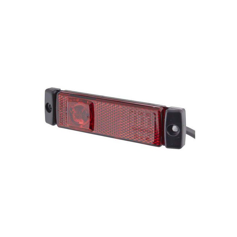 FEU GABARIT 1LED ROUGE 24V 500MM