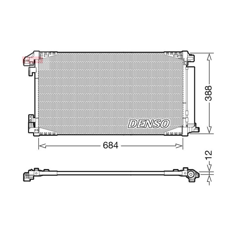 CONDENSEUR TOY CH-R 1.2