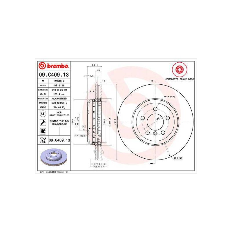 DISQUE PREMIUM COMPOSITE