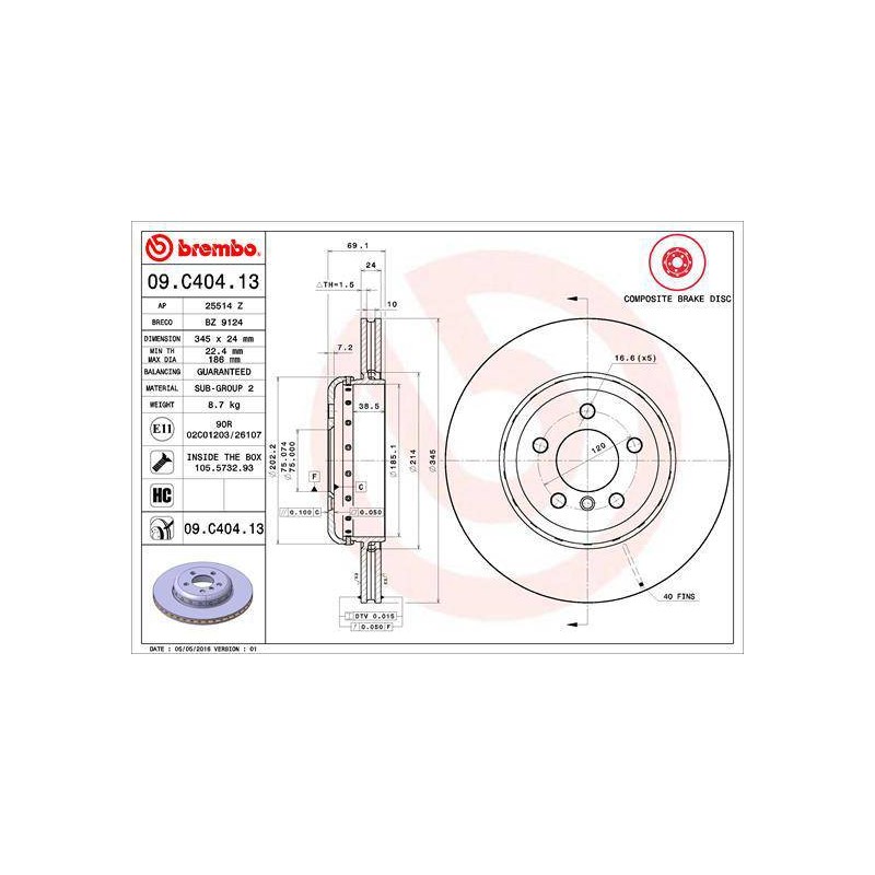 DISQUE PREMIUM COMPOSITE