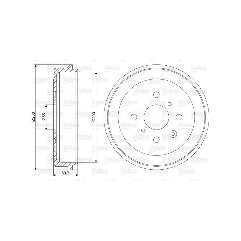 TAMBOUR FR CITR C1 / PEUG 107 - 108