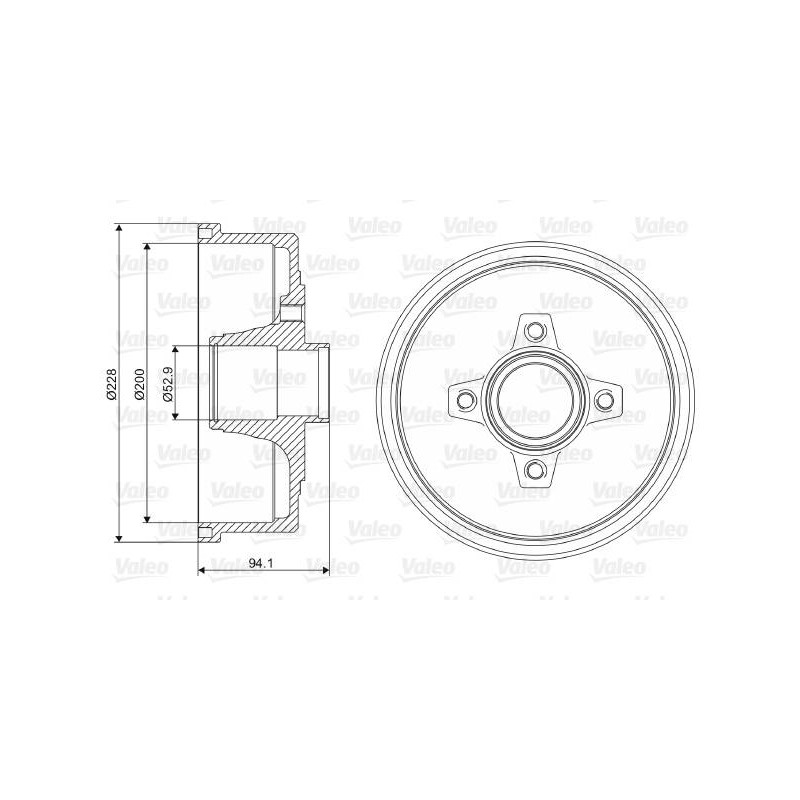 TAMBOUR FR OPEL CORSA C (F08/F68)