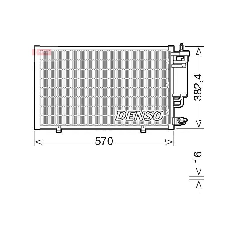 CONDENSEUR FORD FIESTA VI