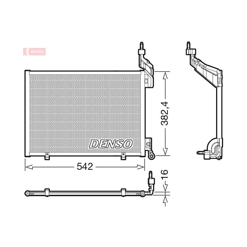 CONDENSEUR FORD FIESTA