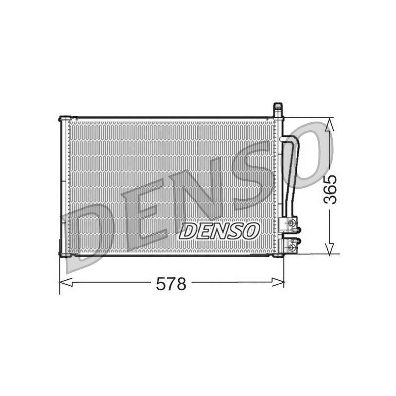 CONDENSEUR FORD FIESTA/FUSION