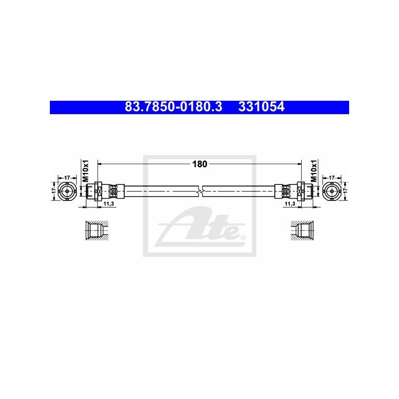 FLEXIBLE DE FREIN / EMBRAYAGE