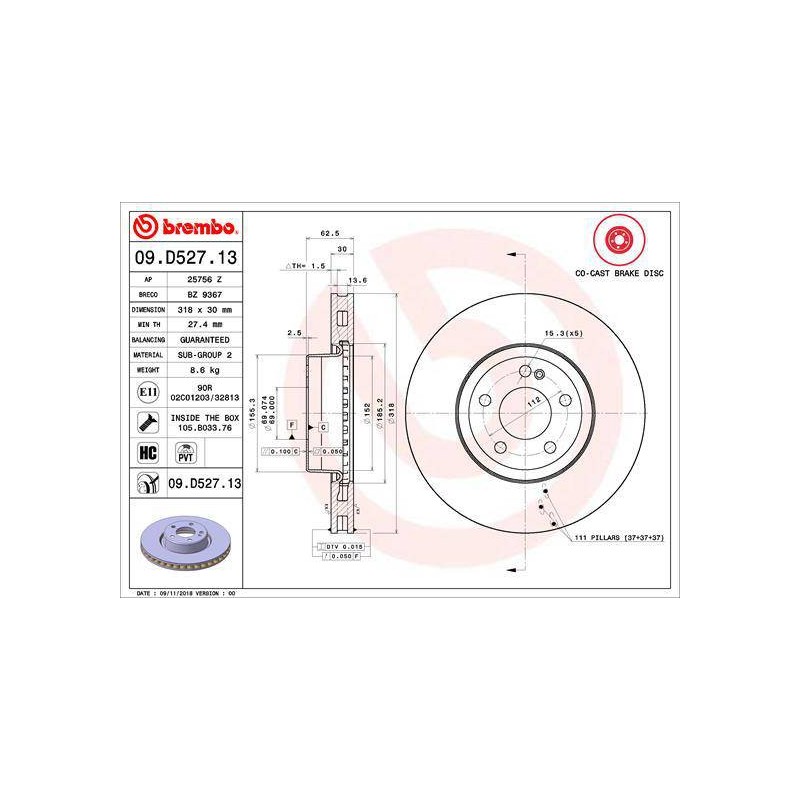 DISQUE PREMIUM CO-CAST