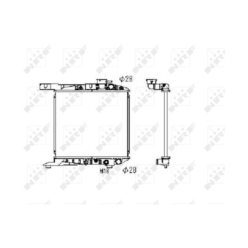 RAD ROVER 200 1.3 85- RADIATORS ALU