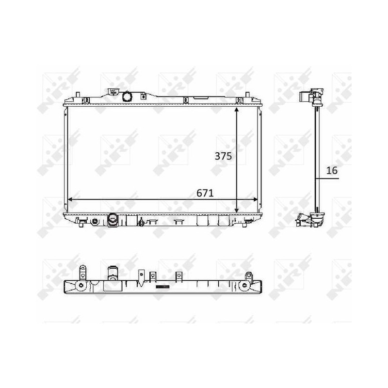 RAD HONDA CIVIC 1.8 12- RADIATORS A