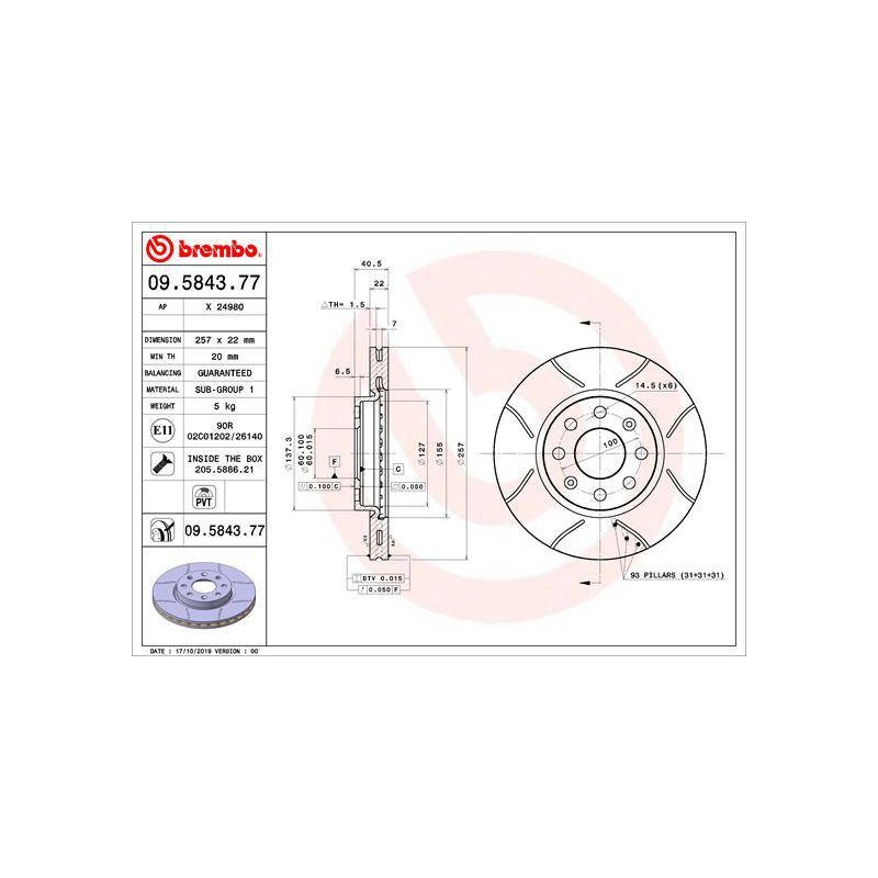 DISQUE DE FREIN MAX