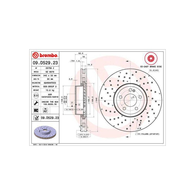 DISQUE PREMIUM CO-CAST