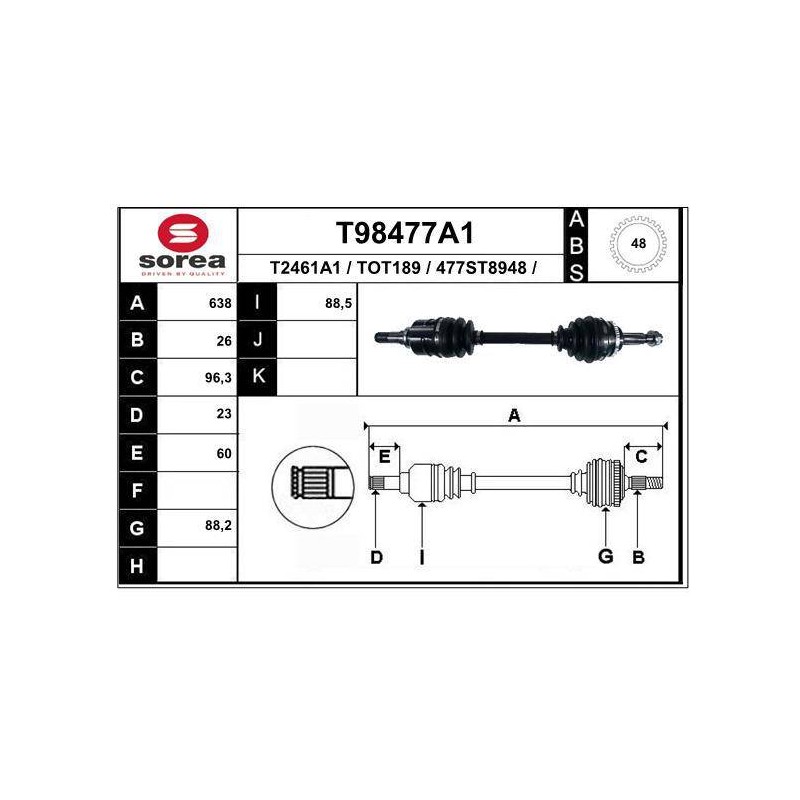 TRANSMISSION / COROLLA A 1.4 ESS