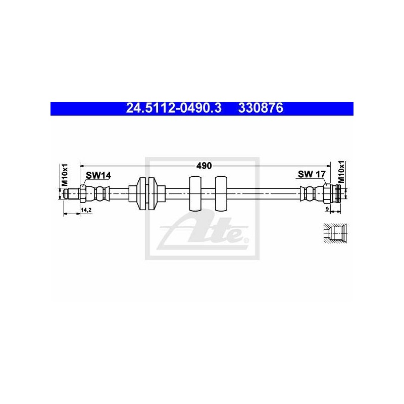 FLEXIBLE DE FREIN / EMBRAYAGE