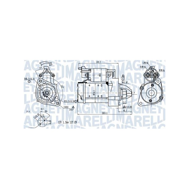 DEMARREUR EQ POUR MB CLASSE C W204