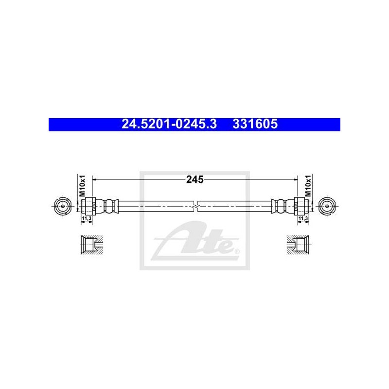 FLEXIBLE DE FREIN / EMBRAYAGE