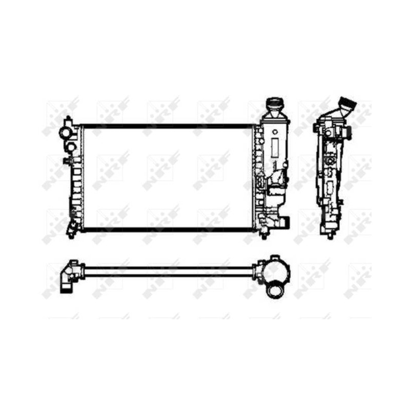 RAD PEUGEOT 106 1.1 96- RADIATORS A