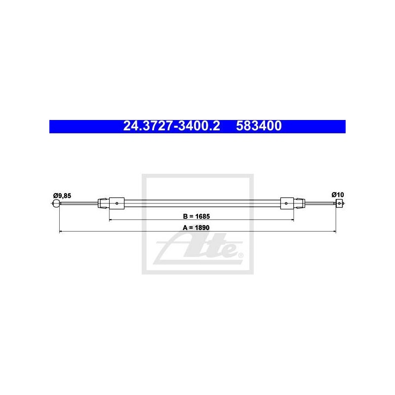 CABLE DE FREIN A MAIN