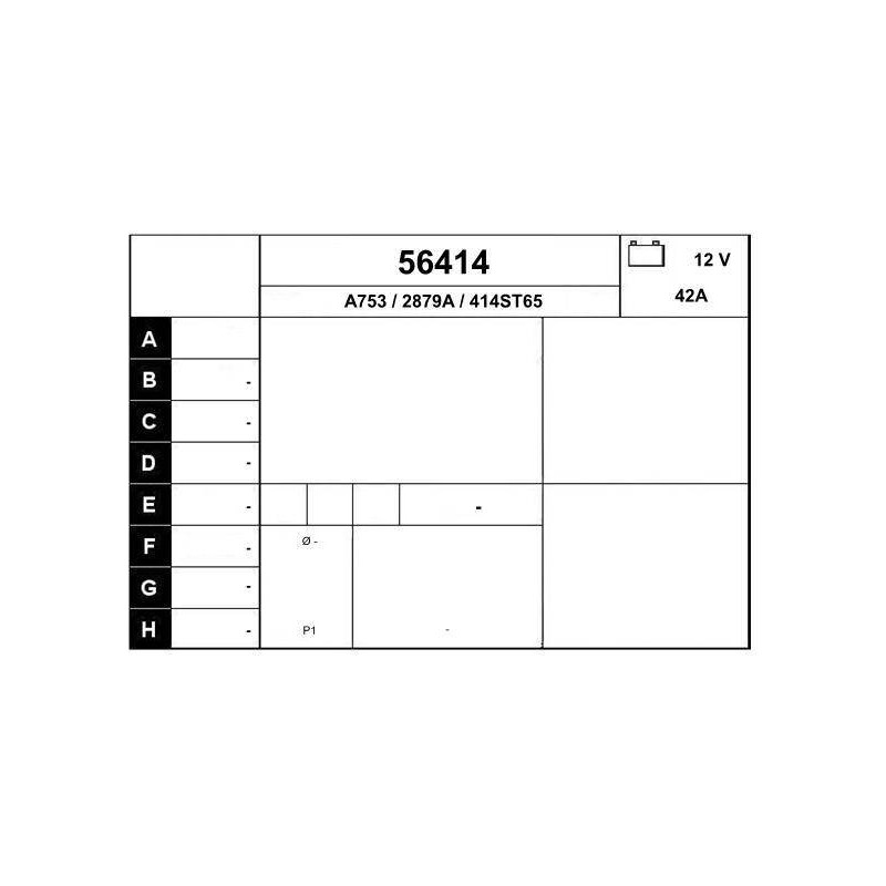 ALTERNATEUR VL / 353 1.0L