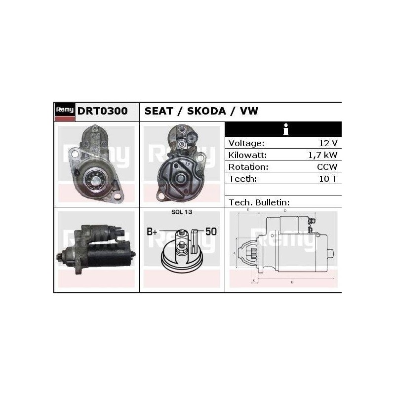 DEMARREUR - REMY REMANUFACTURED - S