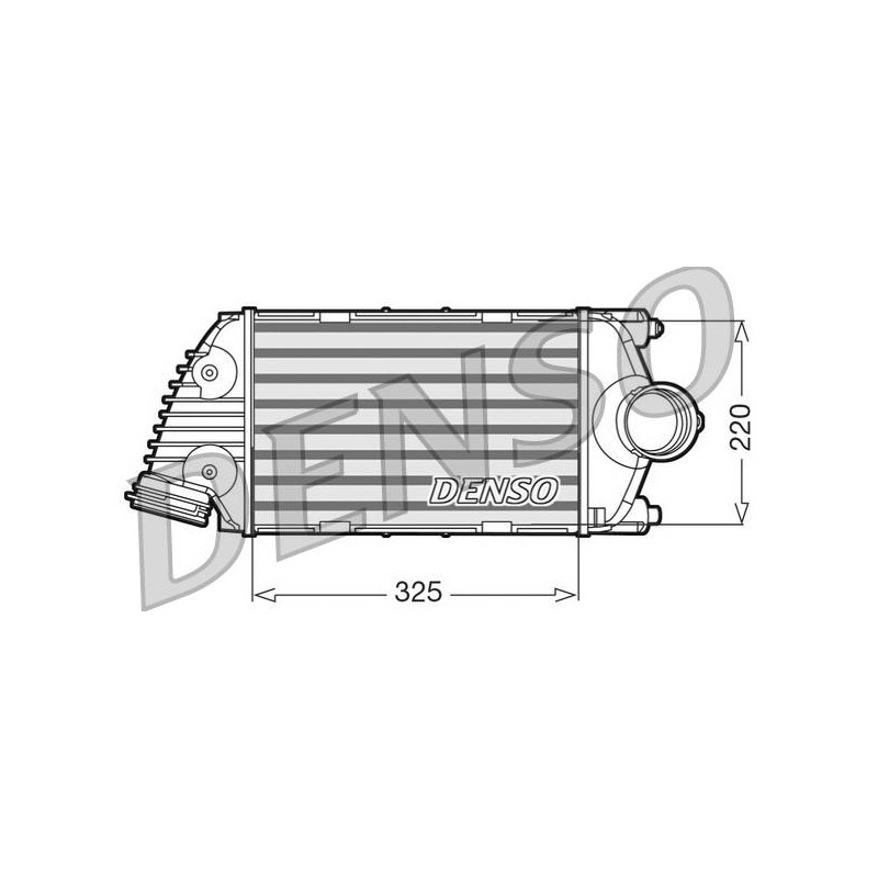 INTERCOOLER PORSCHE 911 997 DROITE