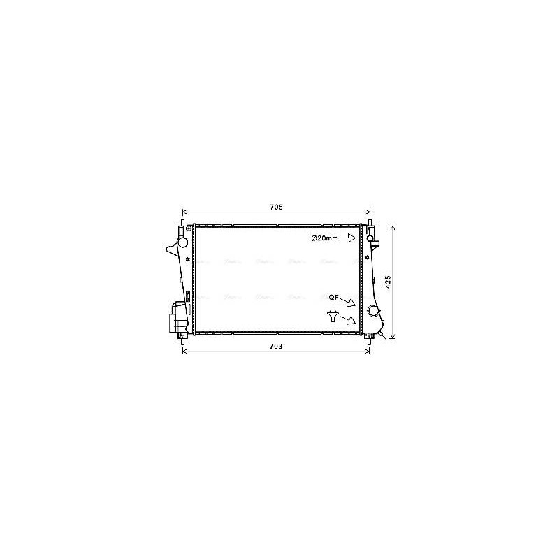 RAD EAU-VL/VUL- CHEVROLET- PRE