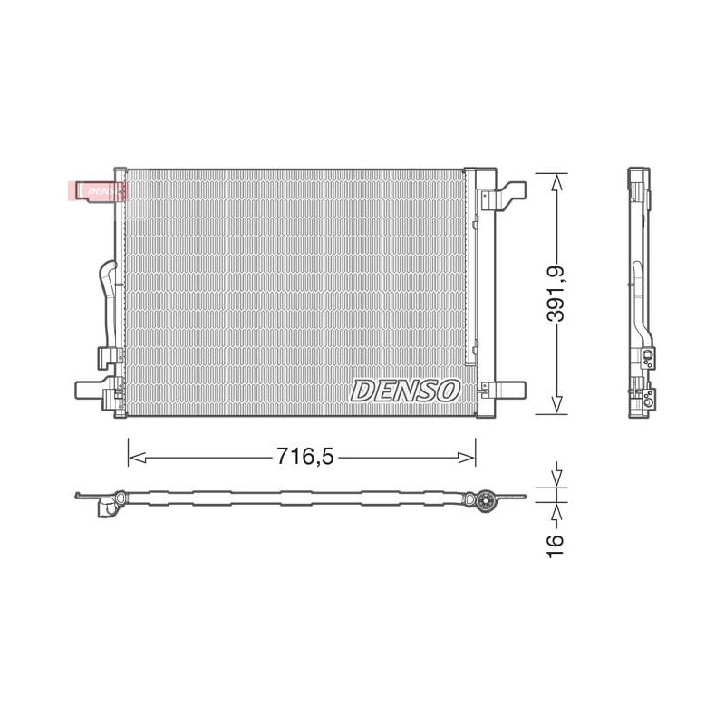 CONDENSEUR VW GOLF VII