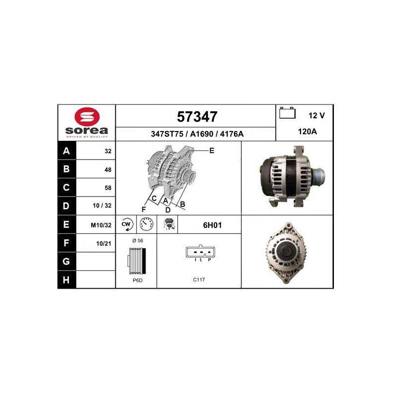 ALTERNATEUR VL / OPEL ANTARA 2.0 CD