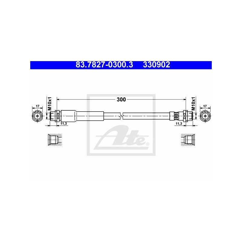 FLEXIBLE DE FREIN / EMBRAYAGE