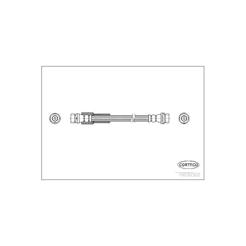 FLEXIBLE DE FREIN FORD-FORD L.T.