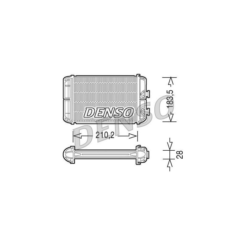 RADIATEUR DE CHAUFFAGE DENSO