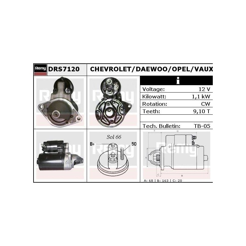 DEMARREUR - REMY REMANUFACTURED - C