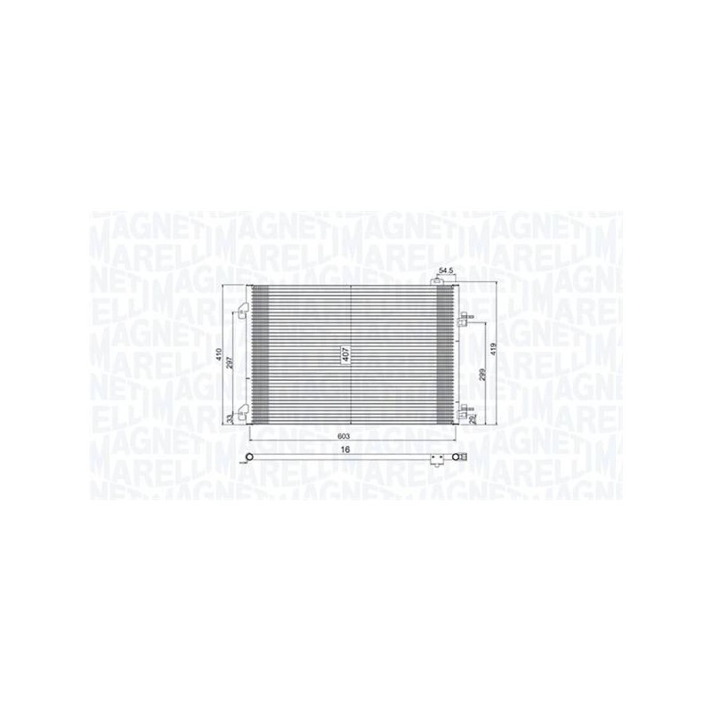 CONDENSEUR POUR RENAULT CLIO III