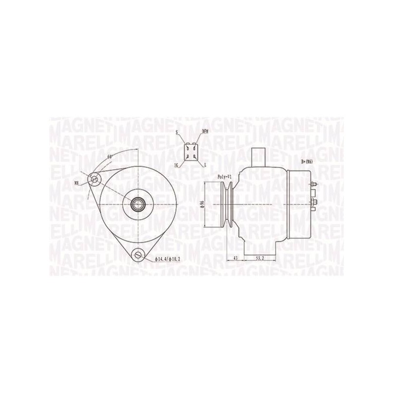 ALT EQ POUR TOYOTA AVENSIS/COROLLA