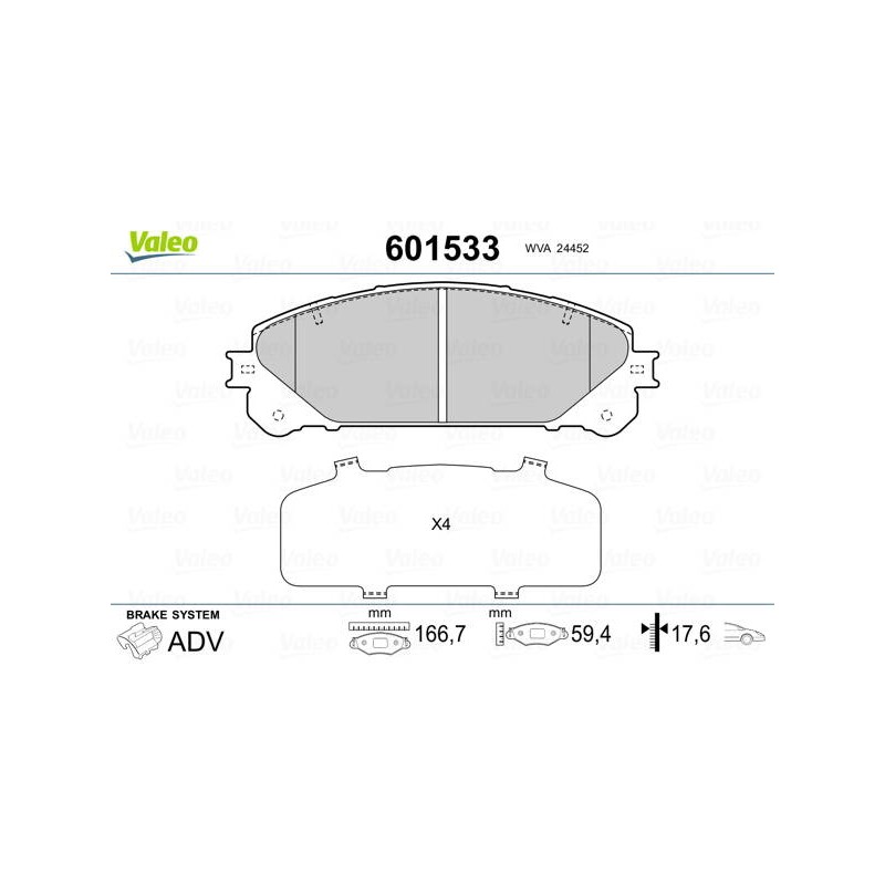 PLAQ FR TOY RAV IV / LEXUS NX - RX