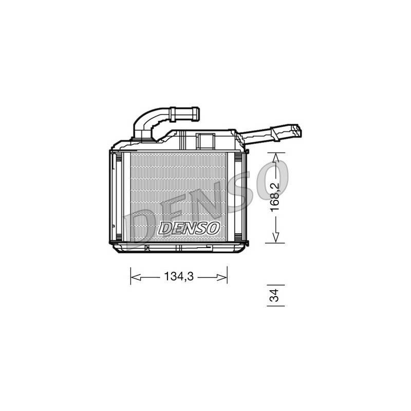 RADIATEUR DE CHAUFFAGE DENSO