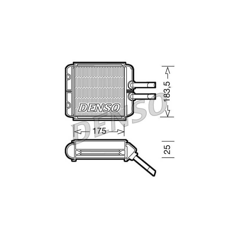 RADIATEUR DE CHAUFFAGE DENSO