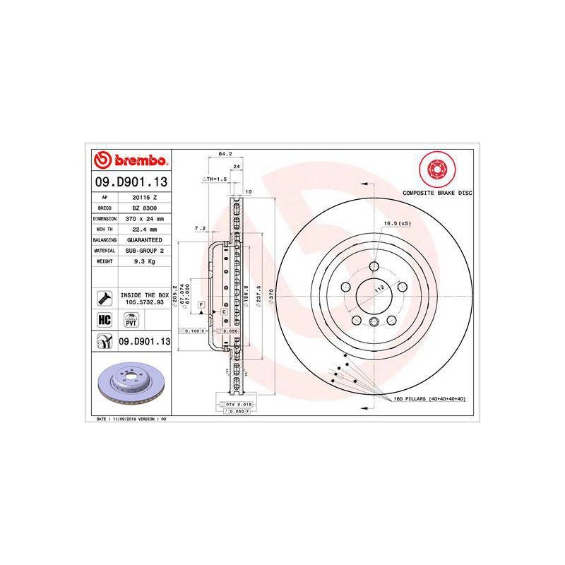 DISQUE PREMIUM COMPOSITE