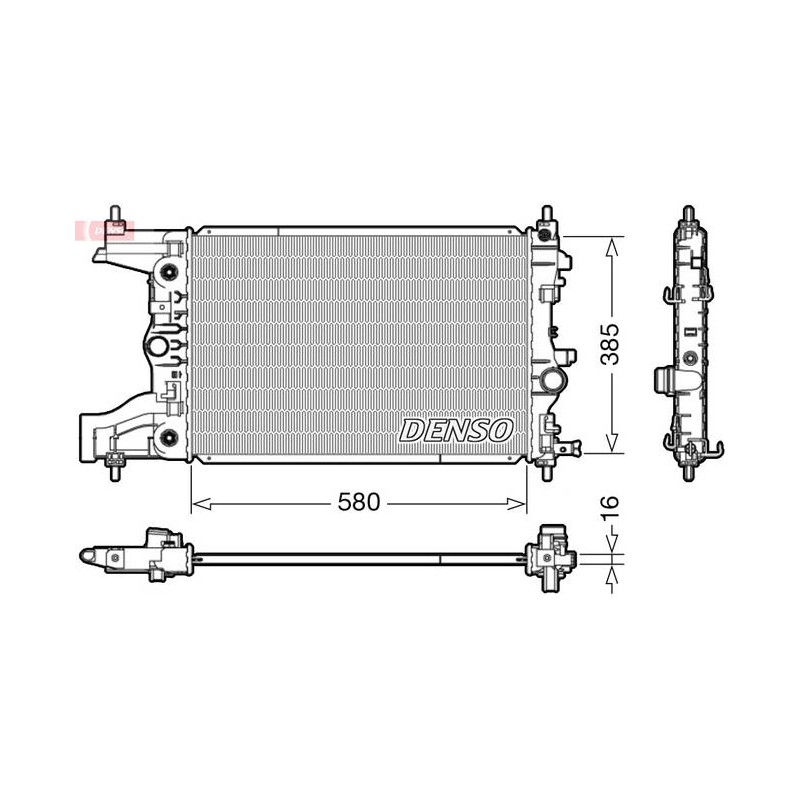 RAD. EAU OPEL ASTRA J