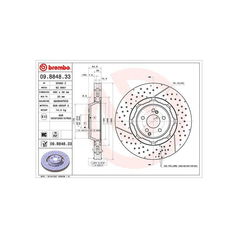 DISQUE PREMIUM DUAL CAST