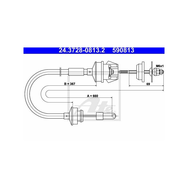 CABLE D EMBRAYAGE