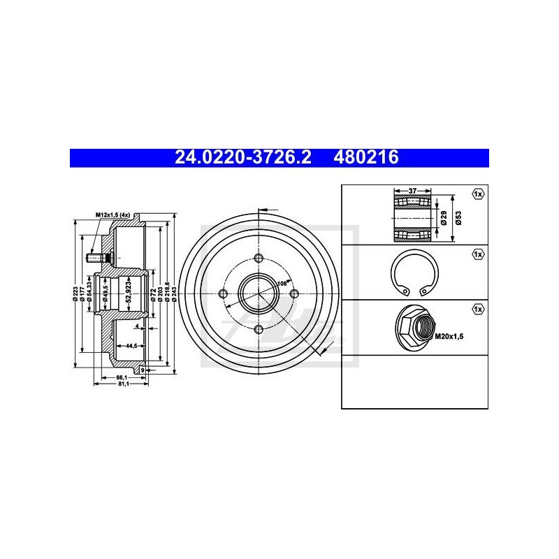 TAMBOUR PRIX UNITAIRE