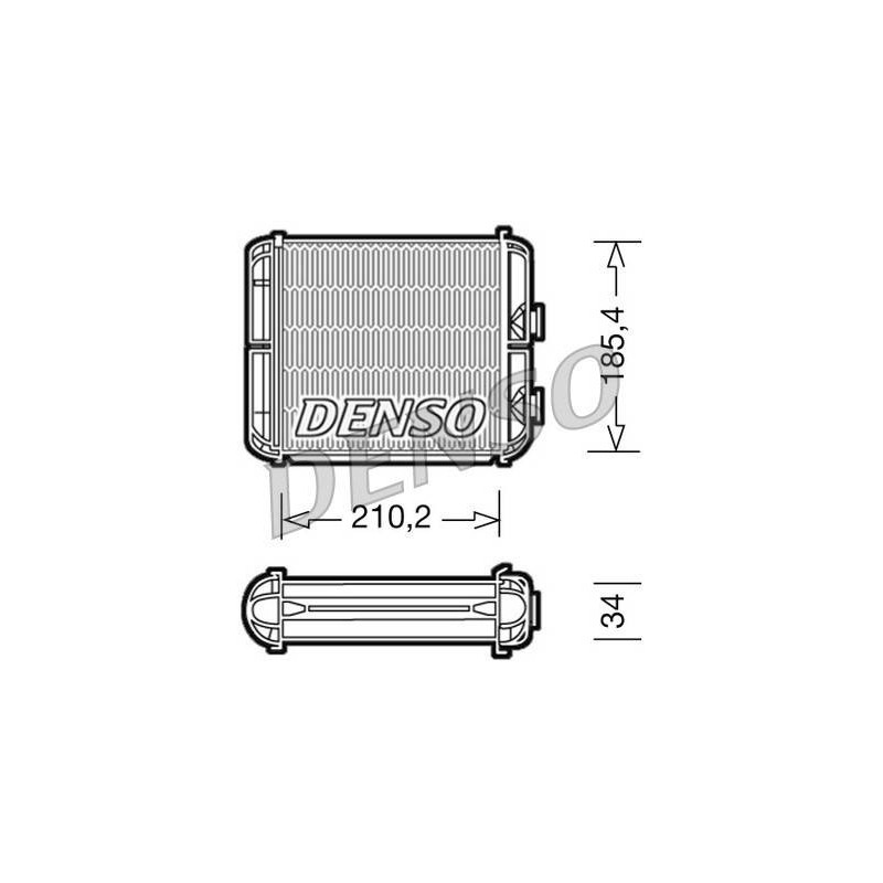 RADIATEUR DE CHAUFFAGE DENSO