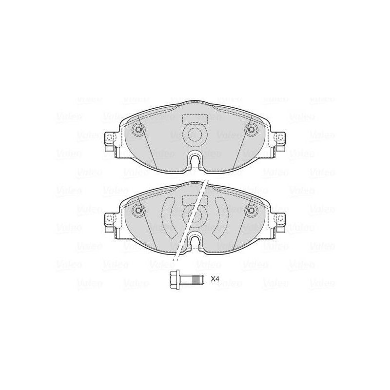 PLAQ FREIN VW GOLF VII SKODA KAROQ