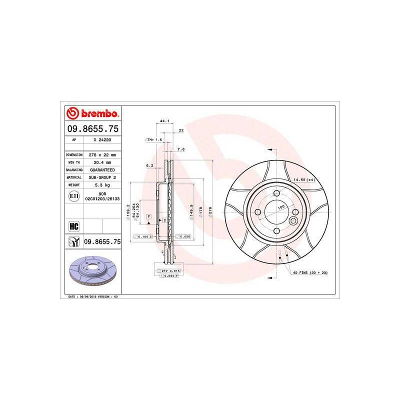 DISQUE DE FREIN MAX