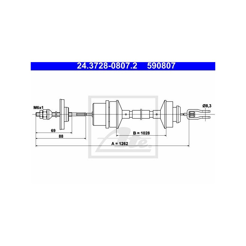 CABLE D EMBRAYAGE