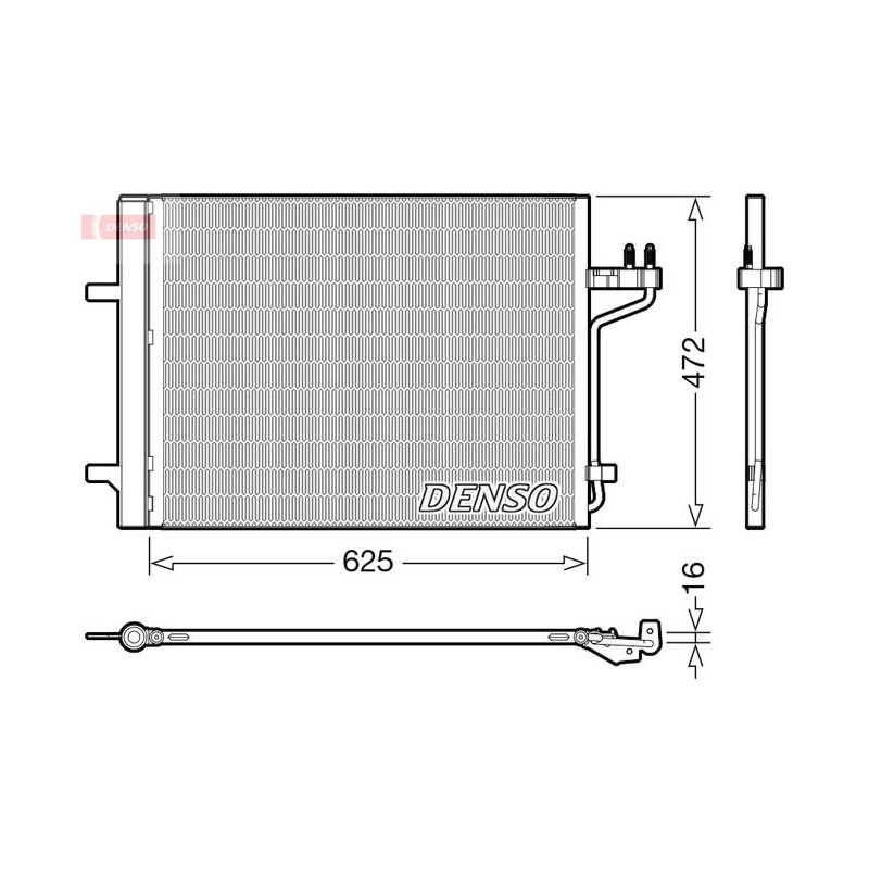 CONDENSEUR FORD FOCUS/KUGA/TRANSIT