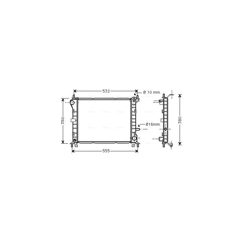 RAD EAU-VL/VUL- FORD- PRE