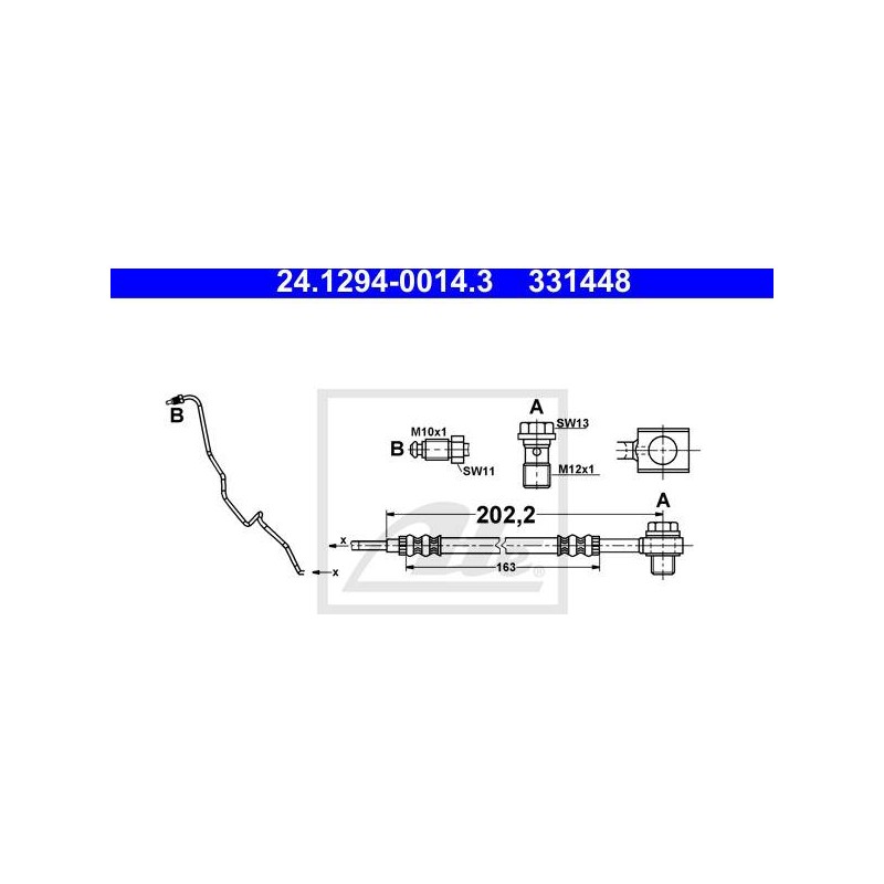 FLEXIBLE DE FREIN / EMBRAYAGE